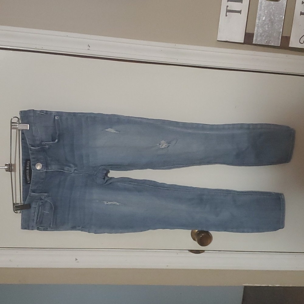 Express ankle Stella low rise jeans